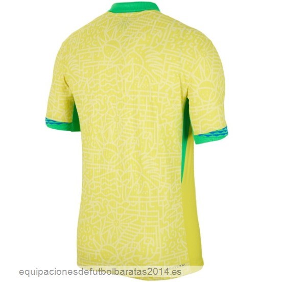 Nuevo Tailandia 1ª Camiseta Brasil 2024 Amarillo Baratas